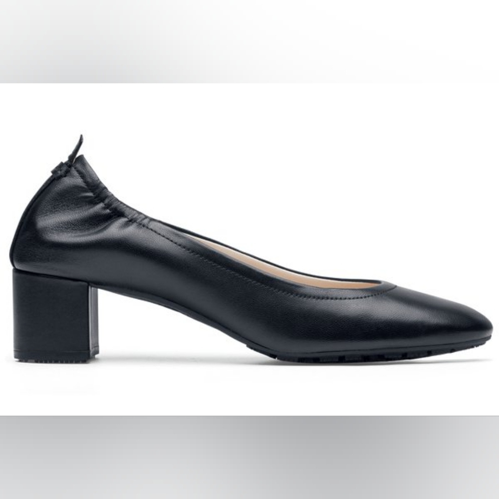 Cole Haan Addalie black leather pumps